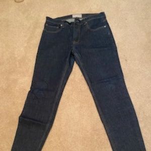Womens Everlane Dark Rinse ankle length jeans